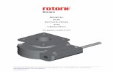 MANUAL FOR INSTALLATION AND OPERATING - rotork.com · All NBR seals subject to rotating parts are lubricated with MI-setral 9-M. Gearboxes up to ... 7581 PV Losser The Netherlands