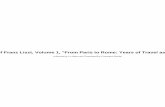 Letters of Franz Liszt, Volume 1, 'From Paris to Rome ...public-library.uk/ebooks/01/32.pdf · Letters of Franz Liszt, Volume 1, "From Paris to Rome: Years of Travel as a Virtuoso,"