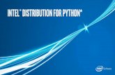 Intel® Distribution For Python* - CISL Home Distribution... · Performance Speedups for Intel® Distribution for Python* for Black Scholes* Formula on Intel® Core™ i5 Processor