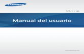 Manual del usuario - downloadcenter.samsung.comdownloadcenter.samsung.com/content/UM/201403/20140329065821256/SM... · Manual del usuario SM-T110. 2 Acerca de este manual El dispositivo