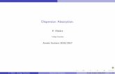Dispersion Absorption. - Philippe Ribièreribiere.regit.org/dispersion_absorption.pdf · une interaction de type elastique (de raideur r, loi de Hooke), a laquelle des pertes (lin