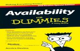 Availability For Dummies, 2nd Stratus Special Edition · 2 Availability For Dummies, 2nd Stratus Special Edition availability. And on the days your car started and you got to work,