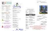 Minister’s Schedule - stmarywakeman.org€¦  · Web view06/01/2019 · Gathered as a family of faith in Christ Jesus, strengthened by His Word and Sacraments, we will set a living