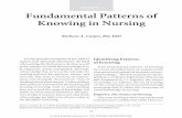 Fundamental Patterns of NOT FOR SALE OR DISTRIBUTION ...samples.jbpub.com/9780763765705/65705_ch03_v1xx.pdf · 24 Chapter 3: Fundamental Patterns of Knowing in Nursing since that