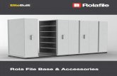 Rola File Base & Accessories - isf.com.au · 2560mm ERL-A,B,C 4160mm ERL-G,H,J 3200mm ERL-D,E,F Base Length - 1600 1600 ERL - D-922SE ERL - E-922SE ERL - F-922SE ERL - D-1222SE ERL