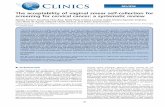 The acceptability of vaginal smear self-collection for ... · The acceptability of vaginal smear self-collection for screening for cervical cancer: a systematic review Natalia Serrano