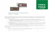 Temperature Monitors TM1 TM2 - treetech.com.brtreetech.com.br/wp-content/uploads/2018/06/catalogo_tm1_tm2_eng_1... · [Catalog – TM1 – TM2 | CA–011 | 01/20/2017 | Rev: 1:10