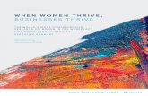 WHEN WOMEN THRIVE, - Utah Valley University · WHEN WOMEN THRIVE, BUSINESSES THRIVE THE WORLD’S MOST COMPREHENSIVE ... • Natura Cosméticos • NCM ... • Plaza Logística •