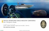 CAPT Kate Dolloff Program Executive Officer – Maritime PEO ... · UNCLASSIFIED UNCLASSIFIED Win Transform People. SPECIAL OPERATIONS FORCES INDUSTRY CONFERENCE. CAPT Kate Dolloff