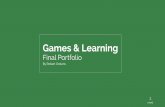 Games & Learning - Robert Grotans - Professional Website · RPG Maker MV was my last play journal for Games and Learning and it was the one that I was able to connect to course readings