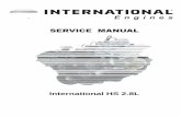 International HS 2.8L Workshop Manual - narod.rulandrover.narod.ru/DEFENDER/TGVWorkshop_Manual.pdf · International HS 2.8L 4 Safety Precautions Service Manual - 8120081 - 05/02 INTERNATIONAL