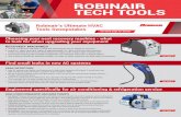 Robinair’s Ultimate HVAC Tools Sweepstakes · Set up a vacuum gauge in line with the system. ... Digital Vacuum Gauge ... Brass Charging Manifold and with a valve core depressor