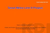 Seoul Metro Line 9 Project - State Institute for Urban ...siudmysore.gov.in/UTdetails/Day4.pdf · Metro 9 Current operators Organization Customer-oriented Production and staff-oriented
