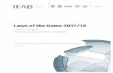 Laws of the Game 2017/18 - kxcdn.comstatic-3eb8.kxcdn.com/documents/232/LoG_2017_18_Law_PG_changes_v1... · The International Football Association Board 1 Laws of the Game 2017/18