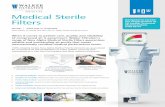 Medical Sterile Filters - CAG Purification · Maximum steam sterilising autoclave temperature refers to the filter element ONLY. Grade SR filter elements can be steam sterilised Grade