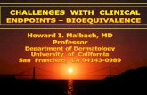 CHALLENGES WITH CLINICAL ENDPOINTS – …pqri.org/wp-content/uploads/2015/08/pdf/Maibach.pdf · PERCUTANEOUS PENETRATION & BIOEQUIVALENCE 13 • 15 STEPS (NOT ONE IN VITRO STEP)