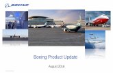 Boeing Product Update - icao.int Boeing Product... · •777-300ER levels are based on Certified Noise database. •777-9 levels are predicted levels based on the noise model. •Based