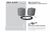 Multiple Applications - Summit Racing Equipment · 4 MN-126 Air ift 1 INSTALLING THE AIR SPRING For Suburbans, Tahoes, Yukons, Trailblazers, Envoys, Bravadas, Avalanches, H2 Hummers