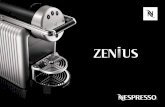 ZENIUS/ZN100 P R O - nespresso.com · Kontakt z Nespresso 30. 5 Packaging content Zawartość opakowania NESPRESSO, an exclusive ... 2 User Manual 3 Hardness test strip 4 Power cord