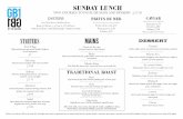 Lobster £42 Why not add some Oysters STARTERS MAINS · Arabica co˛ee custard, amaretto biscuit and chocolate sandwich Matcha Tea Panna cotta, chocolate frangipane cake, pistachio