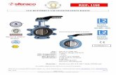 LUG BUTTERFLY VALVE EXCELLENCE RANGE - Thermador · LUG BUTTERFLY VALVE EXCELLENCE RANGE ... 400 182 542 1060 1764 2666 3836 5470 8403 8839 ... 7 Gasket NBR 8 Body Aluminium 9 ...