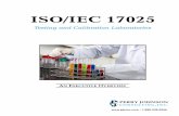 ISO/IEC 17025 - pjcinc.com · 17025:2017, along with technical competency requirements. The release of ISO/IEC 17025:2017 is the latest stage in the process of developing laboratory