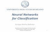 Classification with Neural Networks - unimi.ithomes.di.unimi.it/munoz/NN_Classification.pdf · •Download slides data and scripts: ... Classification with NN •Neural networks have