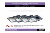 TTRA-S2 Software Manual Rev 2 - vanguard-instruments.com · TTRA-S2 VERSION 1.x SOFTWARE MANUAL REV 2 1 CONVENTIONS USED IN THIS DOCUMENT This document uses the following conventions: