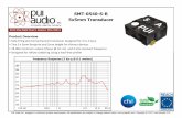 SMT-0540-S-R 5x5mm Transducer - PUI Audio · Transducer (Electro-Mech) SMT-0540-S-R B.R. 3/31/2006B.R. E.P.-Designed by Checked by Approved by Drawn Date 1 / 1 Edition Sheet Date