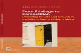 From Privilege to Competition - World Bank · From Privilege to Competition Unlocking Private-Led Growth in the Middle East and North Africa Public Disclosure Authorized Public Disclosure