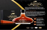 ELABORATION - Osborne · ELABORATION Carlos I Imperial is an exquisite blend of our most treasured brandies, some of which are aged more than 20 years in oak casks which