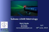 Subsea LiDAR Metrology - ths.org.uk .SUT Subsea Metrology Seminar 2014 Subsea LiDAR Metrology Workflow
