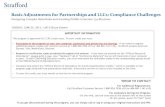 Basis Adjustments for Partnerships and LLCs: Compliance ...media.straffordpub.com/products/basis-adjustments-for-partnerships... · Basis Adjustments for Partnerships and LLCs: Compliance