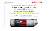 EMCOTURN E 65 - {$registry.site.title}partner.emco-world.com/.../Emcoturn/Emcoturn_E65/spec_E65_en.pdf · EMCOTURN E 65 with SINUMERIK 828D or FANUC serie 0i TF or HEIDENHAIN CNC