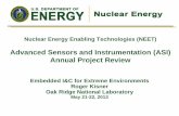 Advanced Sensors and Instrumentation (ASI) Annual Project .... Embedded IC... · Advanced Sensors and Instrumentation (ASI) Annual Project Review Embedded I&C for Extreme Environments