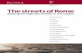 Comune di Roma Tourism ThestreetsofRome - IEEE pdf/The streets of... · via del portico d’ottavia via dei giubbonari via di campo marzio via dei cestari via dei falegnami/via dei