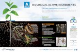 BIOLOGICAL ACTIVE INGREDIENTS - taurus.ag · Visit PTAGTIV.COM to learn more about the AGTIV ... Backed by more than 30 years of expertise in biological active ingredients, ... 100