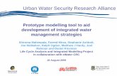 Urban Water Security Research Alliance · 17/8/2009  · Prototype modelling tool to aid development of integrated water management strategies. Shiroma Maheepala, Fareed Mirza, Stephanie