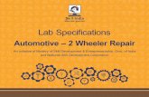 Lab Specifications 2 Wheeler - msde.gov.inmsde.gov.in/assets/images/lab guidelines/Lab-Specifications_2... · 04 OVERVIEW The lab standardization guidelines envisions to standardize