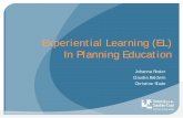 Experiential Learning (EL) In Planning Education .Experiential Learning (EL) In Planning Education