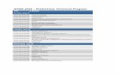 NTMS 2015 Preliminary Technical Program - ntms-conf.org · NTMS 2015 – Preliminary Technical Program Time Session Monday, July 27 ... (UNICAMP, Brazil) Lifetime Optimization of