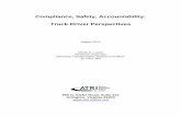Compliance, Safety, Accountability: Truck Driver Perspectives · Compliance, Safety, Accountability: Truck Driver Perspectives August 2011 Micah D. Lueck Research Associate American