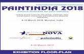EXHIBITION FLOOR-PLAN - PAINTINDIA 2018 · exhibition floor-plan. hall number 1 entry entry entry entry paintindia 2018 pre-registration counters ... da t acolor shanghai farfl y