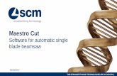 Maestro Cut - SCM Group cut 3d... · Maestro Cut 3D Editor 1 – Display the white sheet used to create the label 2 – Open a previously saved label ... 2 – Always set the Windows