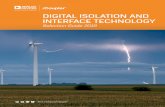 Digital Isolation and Interface Technology Selection Guide ... · 2 Digital Isolation and Interface Technology For Safety and Robustness, Choose Analog Devices’ Digital Isolation