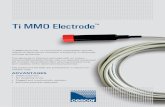 Ti MMO Electrode - cescor.it TI MMO Electrode.pdf · Ti MMO Electrode™ APPLICATION • Monitoring of rebar corrosion. • Monitoring of stray current interference in concrete. •