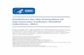 Guidelines for the Prevention of Intravascular Catheter ... · Guidelines for the Prevention of Intravascular Catheter-Related Infections Use of trade names and commercial sources