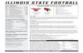 Illinois State Football - s3.amazonaws.com... 2018 illinois state redbird football game notes // #backthebirds 2018 schedule date opponent (tv) time/result sept. 1 saint xavier (nbcs+/espn+)