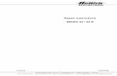 Repair instructions MIKRO 22 / 22 R · Repair instructions MIKRO 22 / 22 R . 2/51 ... 6.3. Slippage of the drive ... 9.3. FC (frequency converter) ...