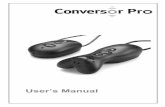 46551®Conversor User Guide 120x190mm - harriscomm.com · user manual carefully. *In order to work with Conversor Pro, your hearing ... antenna – do not cut off! 5 46551®Conversor